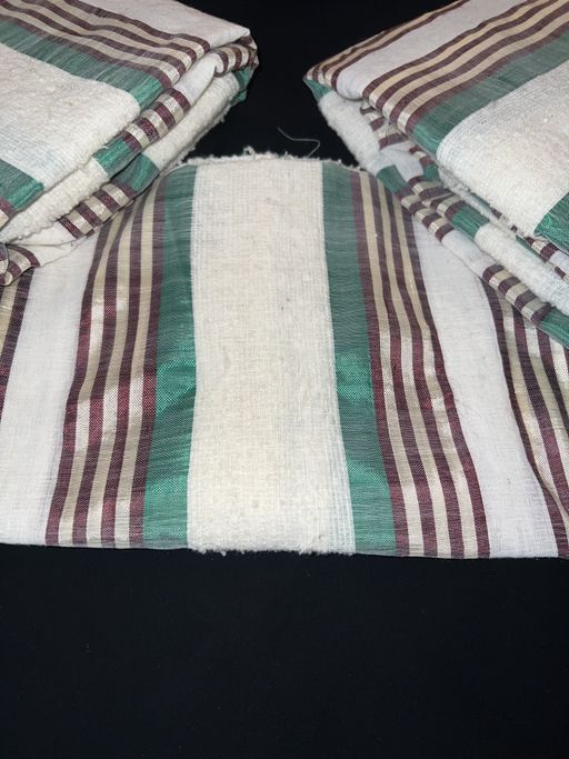 Tissu Bzioui prestige – Bande centrale texturée thumbnail 6