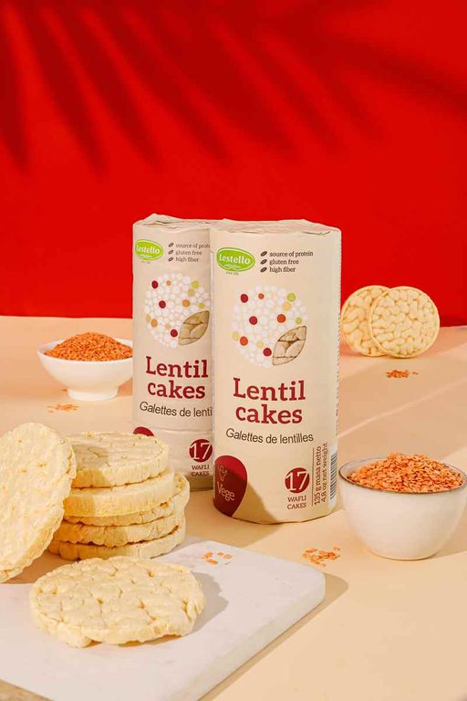 Galettes de Lentilles Sans Gluten Lestello 135g thumbnail 2