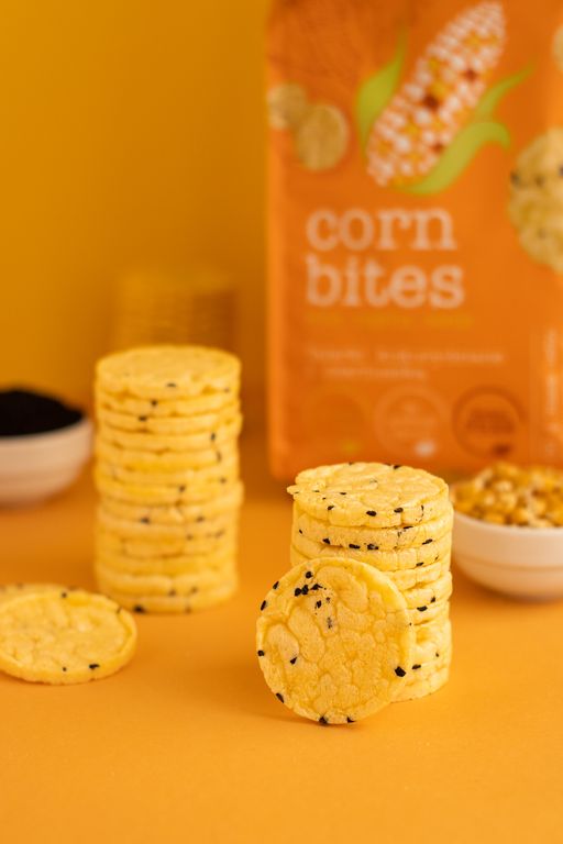 Mini Galettes de Maïs aux Graines de Nigelle Sans Gluten Lestello 65g thumbnail 2