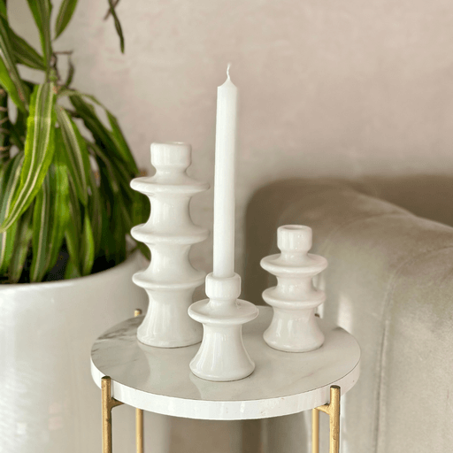 Porte bougie blanc moderne thumbnail 2