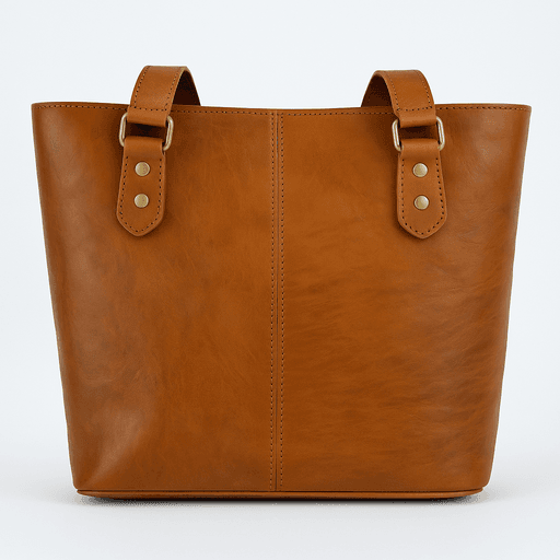 Sac fourre-tout en cuir marron fait main Uk thumbnail 1