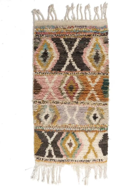 Tapis marocain tribal coloré thumbnail 1