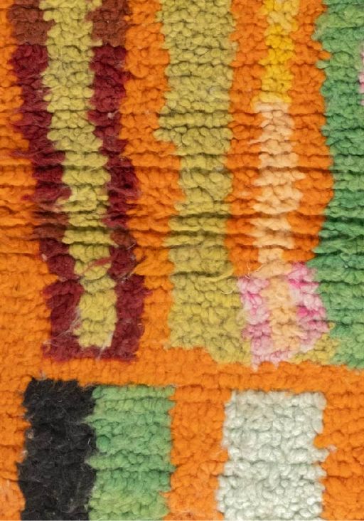 Tapis marocain abstrait - Terreux et bohème thumbnail 2