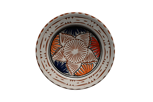 Assiette en céramique marocaine peinte à la main thumbnail 2