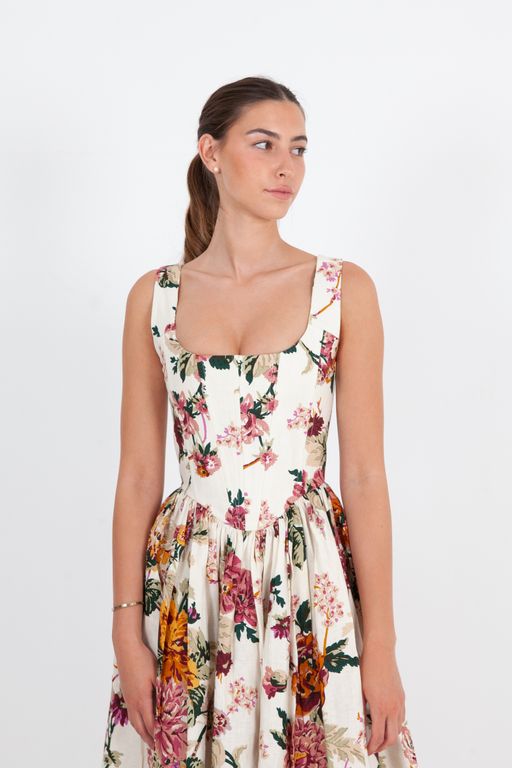  Robe Corset Fleuri thumbnail 4