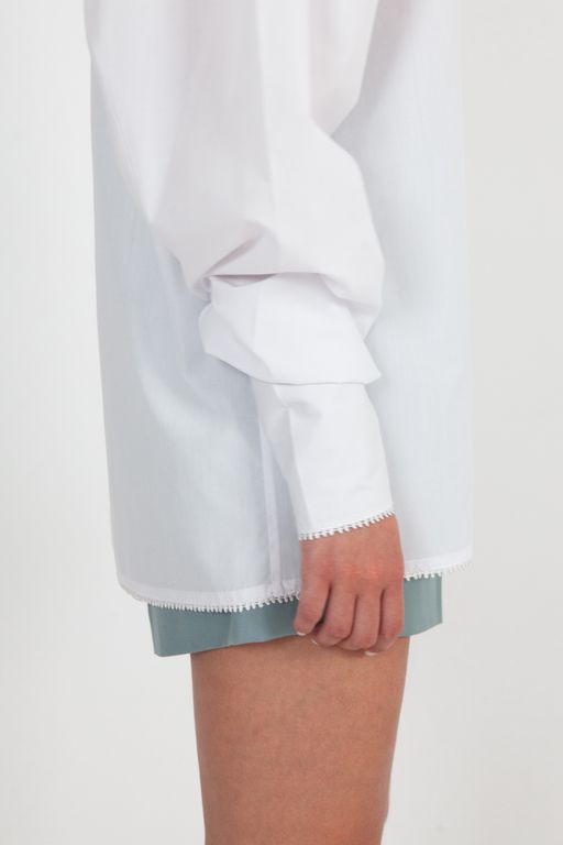 Chemise Oversize en Popeline de Coton thumbnail 3