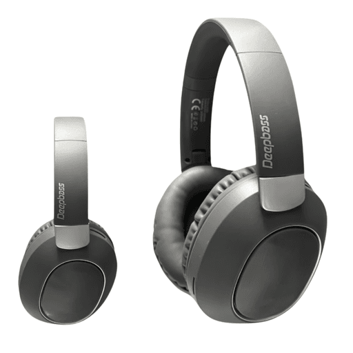 Casque Bluetooth R20 GRIS Original thumbnail 1