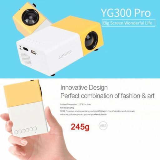 Projecteur Avec Télécommande, Supporte Les Interfaces Hdmi, Av, Sd, Usb - J thumbnail 2