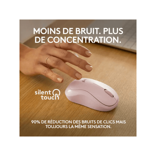 Souris Sans Fil Logitech M240 Silent - Rose thumbnail 2