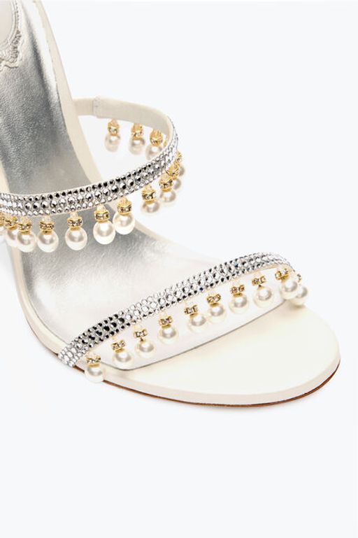 SANDALE CHANDELIER IVOIRE AVEC PERLES 105 thumbnail 4