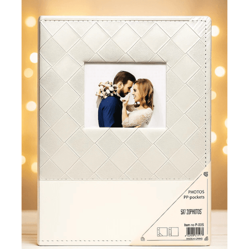 Album Photo Grande Capacité 5x7 (13x18cm ) – 200 Photos, Couverture Élégante avec Fenêtre thumbnail 1