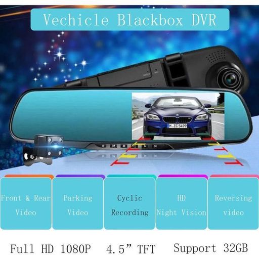 Caméra Dashcam Intelligente Hd 1080p – Vision Nocturne & Recul Assisté, Sécurité Ultime En Voiture thumbnail 6