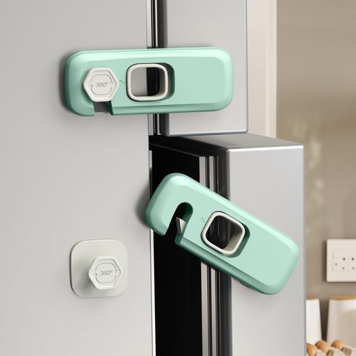 Securite Placard Enfant, Bloc Porte Securite Bebe Bloque - Couleur aleatoire thumbnail 1