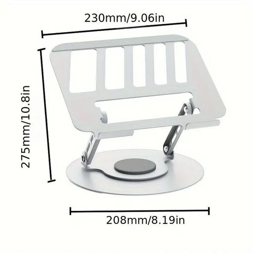 Support pliable universel pour ordinateurs portables et tablettes Rotatif 360°  thumbnail 8