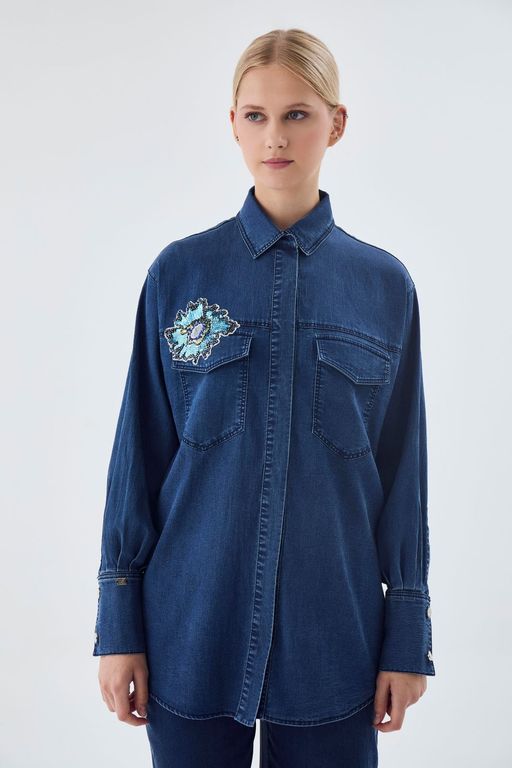 Chemise en jean thumbnail 3