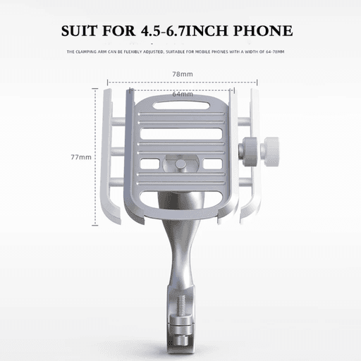 Support De Téléphone Portable Pour Guidon De Moto + Cable 3-in-1 thumbnail 4