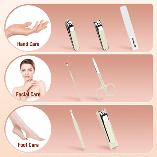 Kit Coupe-Ongles Professionnel 7 Pièces - Manucure et Pédicure thumbnail 5