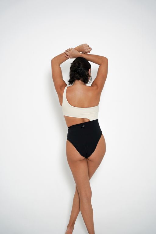 Swimwear - Black & Cream thumbnail 2