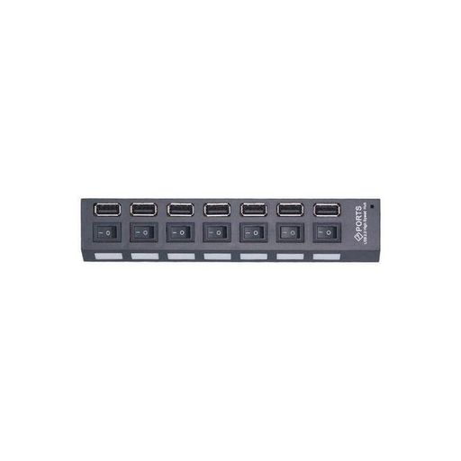 Concentrateur D'extension de Commutateur Concentrateur USB 2.0 à 7 Ports thumbnail 5