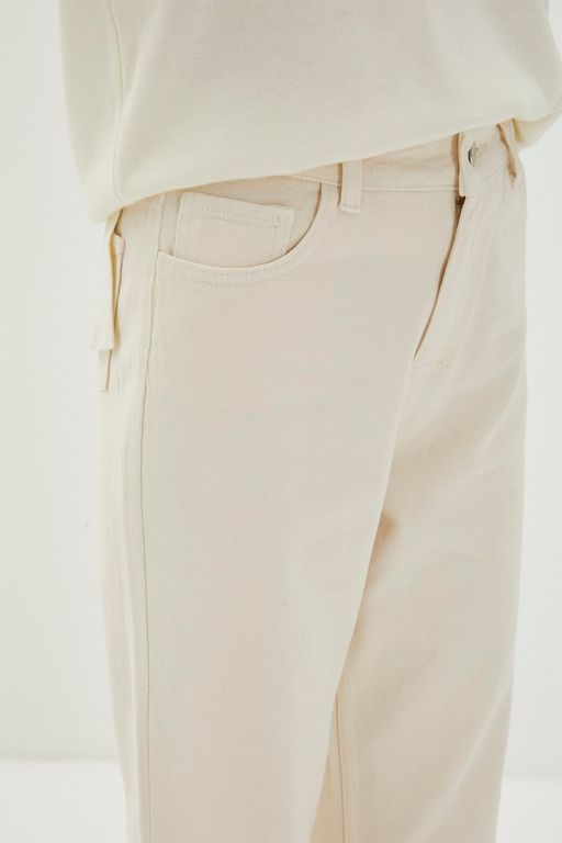  Pantalon taille haute taille large thumbnail 3