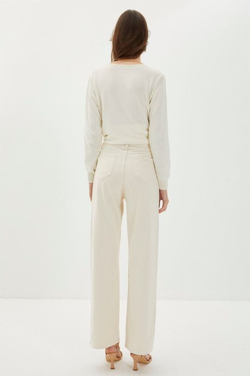  Pantalon taille haute taille large thumbnail 4