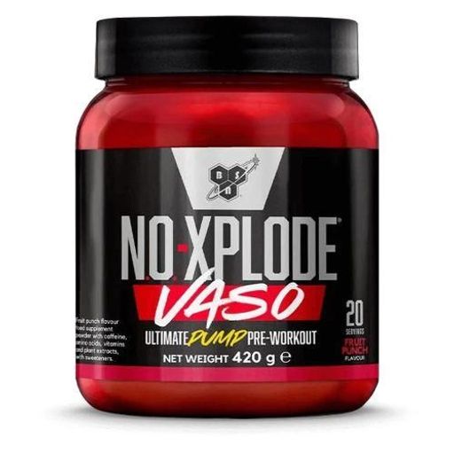 NO-Xplode Vaso 420 g Fruit Punch - Pre-Workout, Énergie & Force thumbnail 1