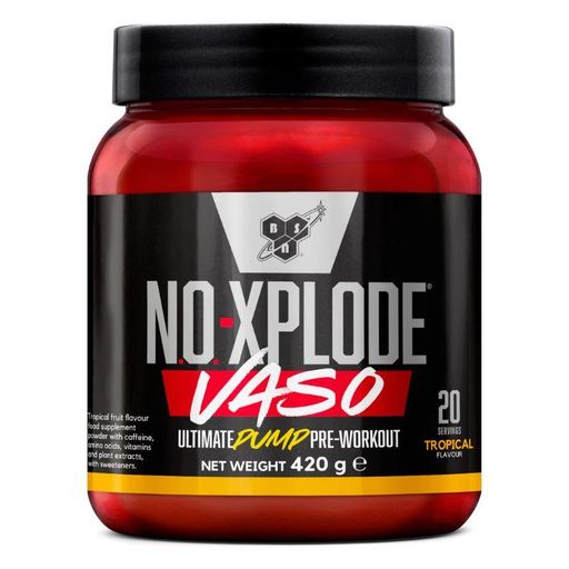 NO-Xplode Vaso 420 g Tropical - Pré-entraînement, Énergie & Force thumbnail 1