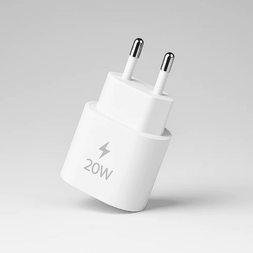 Adaptateur de Charge Rapide VT-07 – 20W USB-C Power Adapter, Couleur Blanc thumbnail 2