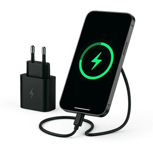 Chargeur Rapide VT-02 – USB-C to USB-C 45W, Noir, Compatible Type-C & Lightning thumbnail 2