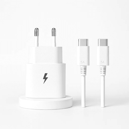 Chargeur Rapide VT-05 – 20W USB-C to USB-C Power Adapter, Couleur Blanc thumbnail 4