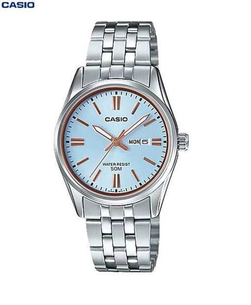 Montre pour femme bracelet en métal Cadran noir luxueux-ltp-1335d-2avdf thumbnail 1