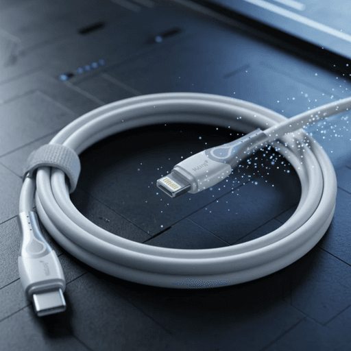 Câble Velano Usb-c Vers Lightning 60w Blanc – Charge Ultra Rapide & Transfert De Données Sécurisé thumbnail 3
