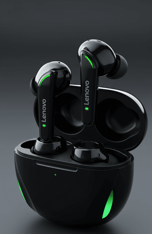 Écouteurs Sans Fil Lenovo Thinkplus Xt92 – Édition Gaming, Bluetooth 5.3, Son Haute Fidélité, Noir thumbnail 1