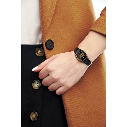 Montre pour Femme Bracelet en Métal à Placage Ionique Noir-la690wgb-1df thumbnail 3