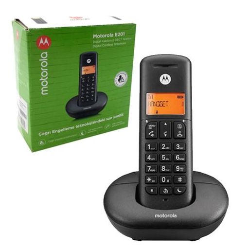 Téléphones E201 sans Fil Numérique -Mains Libre Haut Parleur-Blocage d'appel thumbnail 3