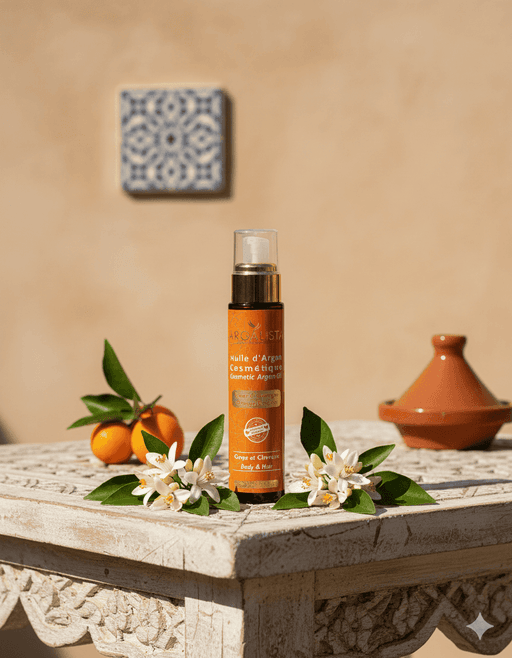 Huile d'argan cosmétique Aromatisée fleur d'oranger 50ML thumbnail 2