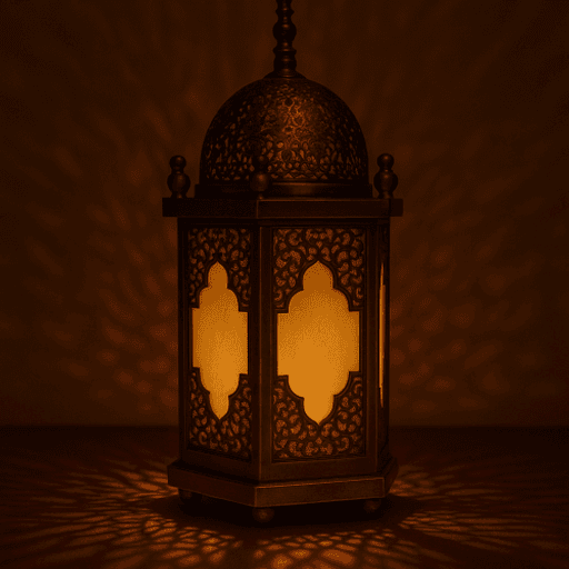 Lampe de table marocaine antique – Lampe à dôme en laiton finement sculptée thumbnail 2