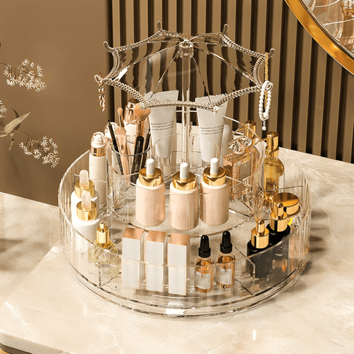 Organizer Cosmétique Rotatif 360° – Support de Rangement Maquillage thumbnail 3