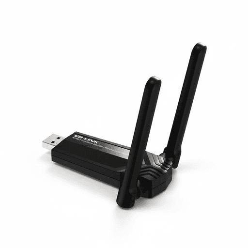 Adaptateur Usb Wifi Ac1300 Double Bande – Haute Performance Avec Antennes À Gain Élevé thumbnail 2