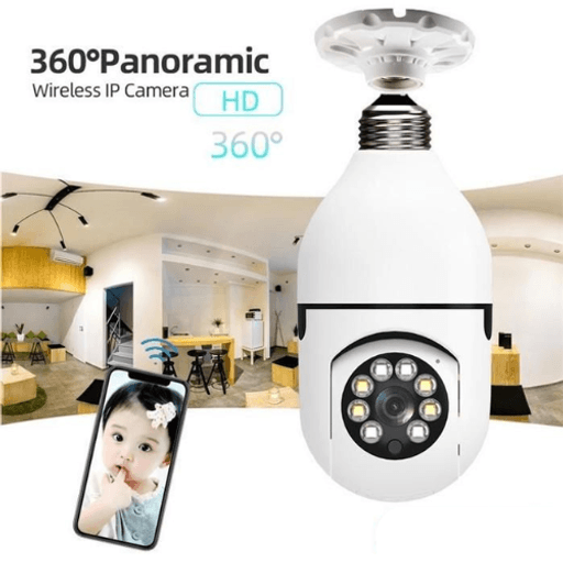 Camera De Surveillance Sans Fil Wifi Panorama thumbnail 2