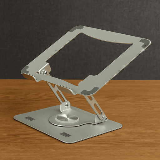 Support Rotatif 360° en Alliage pour Ordinateurs Portables et Tablettes thumbnail 1