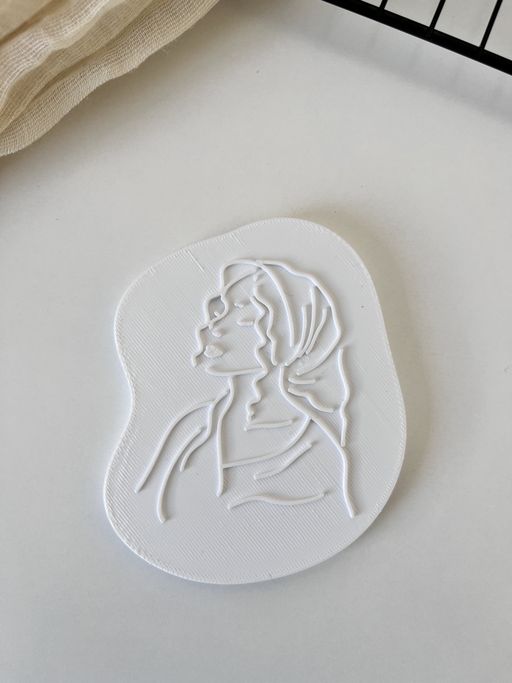 Tampon biscuit : femme nord africaine  thumbnail 1