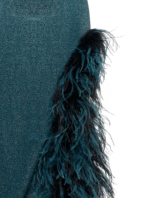 Robe De Soirée Lumière Bicolore Plumage thumbnail 2