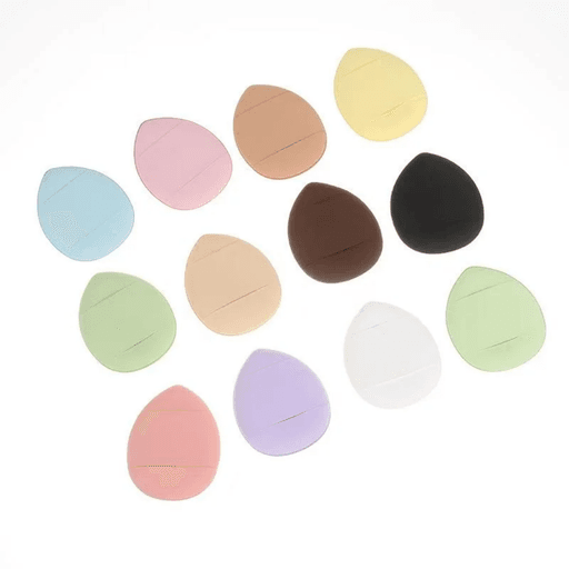 Éponges À Poudre , Lot De 12 Mini Houppettes Réutilisable (couleurs Aléatoires) thumbnail 6