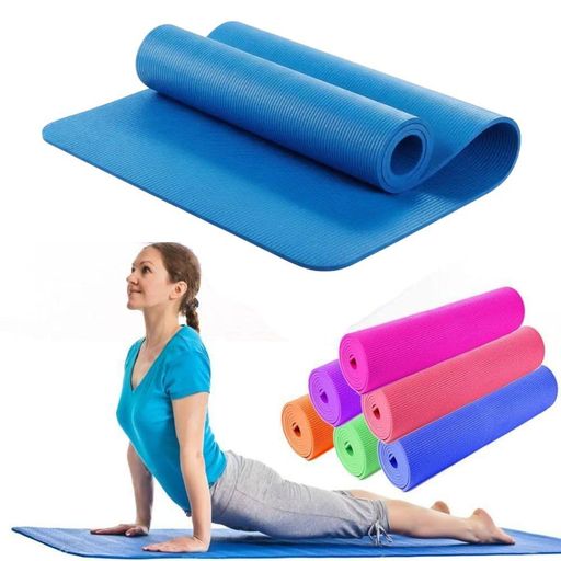 Tapis Fitness Pro Bleu | Yoga, Gym Et Pilates | Confort Et Stabilité Pour Exercices À Domicile Ou En Salle thumbnail 1