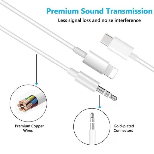 Adaptateur Audio 3-en-1 Lightning - Usb -c - Jack thumbnail 3