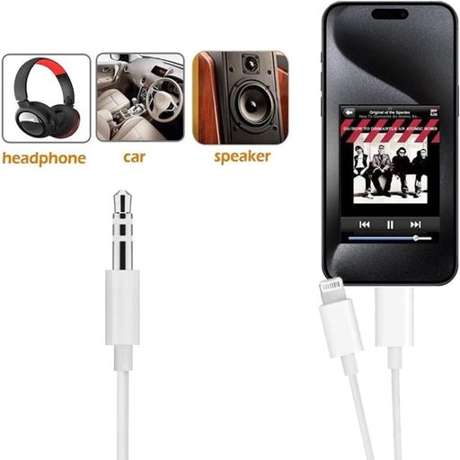 Adaptateur Audio 3-en-1 Lightning - Usb -c - Jack thumbnail 4