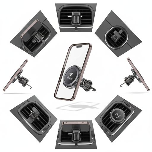 Support Voiture Magnétique Avec Charge Sans Fil – Velano Vr-11 thumbnail 4