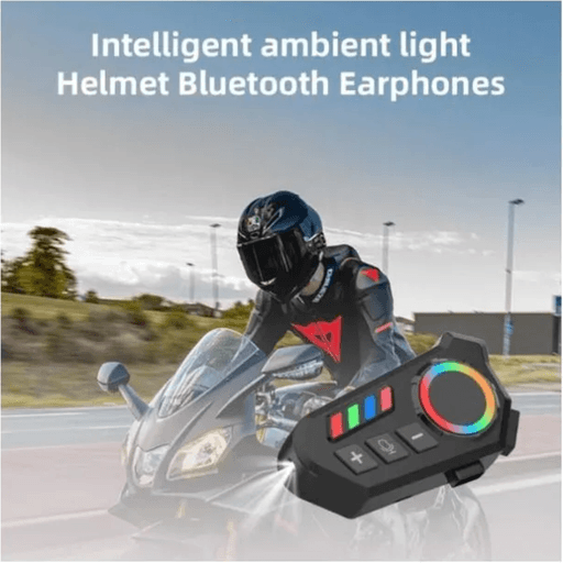 Casque De Moto Bluetooth Avec Intercom thumbnail 1