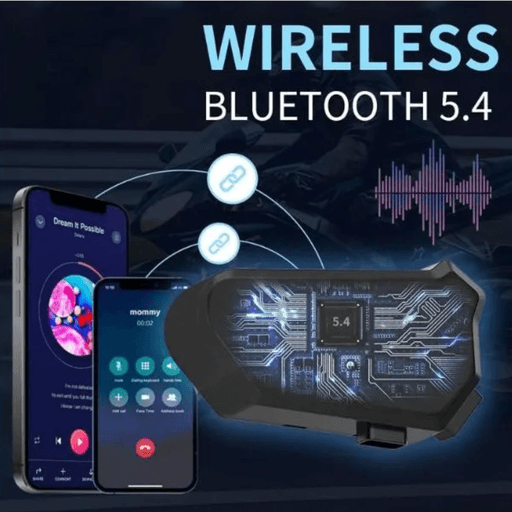 Casque De Moto Bluetooth Avec Intercom thumbnail 3